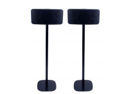 Vebos Soporte de Pie para Bluesound Mini negro pareja XS (60cm)