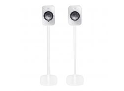 Vebos Soporte de Pie para KEF LSX blanco pareja XL (100cm)