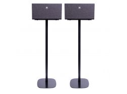 Vebos Soporte de Pie para Audio Pro Addon C10 negro pareja