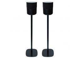 Vebos Soporte de Pie para Bluesound Pulse M negro pareja XL (100cm)