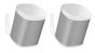 Pareja de soportes de pared Vebos para Sonos One SL Blanco 20 Grados