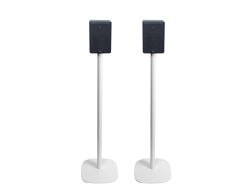 Vebos Soporte de Pie para Teufel Effekt 2 blanco pareja XL (100cm)
