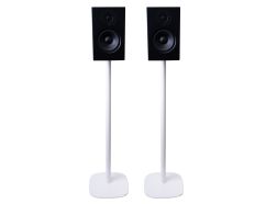 Vebos Soporte de Pie para Audio Pro A28 blanco pareja XS (60cm)