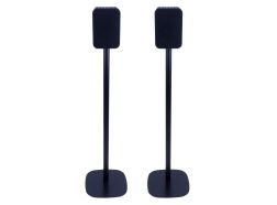 Vebos Soporte de Pie para Bluesound Pulse Flex negro pareja XS (60cm)