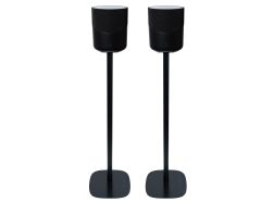 Vebos Soporte de Pie para Bluesound Pulse M negro pareja XL (100cm)