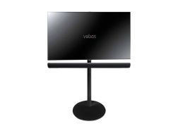 Vebos Soporte de Pie para televisión Yamaha Sound Bar negro