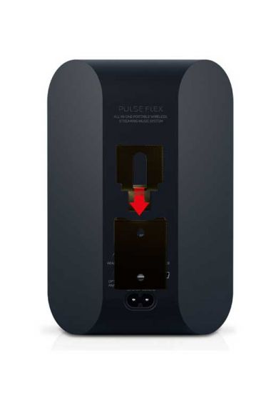 Vebos soporte portable pared Bluesound Pulse Flex negro