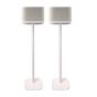 Soporte de pie Vebos con Denon Home 400 Blanco Pareja