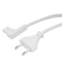 Cable de alimentación Vebos con enchufe en ángulo para Sonos Play 1 3m