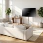 Soporte pie para TV Vebos acero inoxidable