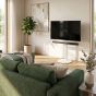 Vebos Soporte de Pie para televisión Samsung Soundbar blanco