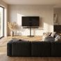 Vebos Soporte de Pie para televisión Samsung Soundbar negro