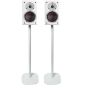 Pareja de soportes de pie Vebos con Altavoces De Estantería Blanco Pareja 17x22