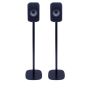 Pareja de soportes de pie Vebos con KEF LSX Negro Pareja