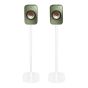 Soporte de pie Vebos con KEF LSX Blanco Pareja vista adicional