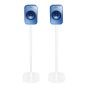 Pareja de soportes de pie Vebos con KEF LSX detalle