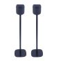 Pareja de soportes de pie Vebos con Apple HomePod Negro Pareja