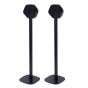 Soporte de pie Vebos con B&O BeoPlay S3 Negro Pareja
