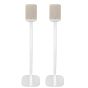 Pareja de soportes de pie Vebos con Bluesound Pulse Flex P130 (2025) Blanco Pareja