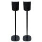 Soporte de pie Vebos con Bluesound Pulse M Negro Pareja
