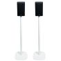 Soporte de pie Vebos con Canton Smart Soundbox 3 Blanco Pareja