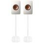 Pareja de soportes de pie Vebos con KEF LS50