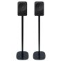 Pareja de soportes de pie Vebos con Samsung Music Studio 7 Negro Pareja