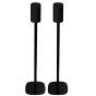 Pareja de soportes de pie Vebos con Sony Bravia Theatre Rear 8 Negro Pareja