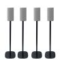 Pareja de soportes de pie Vebos con Sony HT-A9 Negro (4 Piezas)