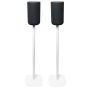 Pareja de soportes de pie Vebos con Sony SA-RS5 Blanco Doppio