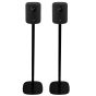 Pareja de soportes de pie Vebos con Wiim Sound