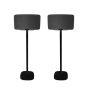 Pareja de soportes de pie Vebos con Sonos Five detalle
