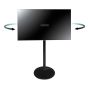 Vebos Soporte de Pie para televisión giratorio negro