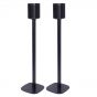 Vebos Soporte de Pie para sonos One negro pareja XS (60cm)