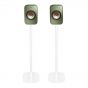 Vebos Soporte de Pie para KEF LSX blanco pareja XL (100cm)