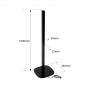 Vebos Soporte de Pie para Harman Kardon Citation Surround negro pareja XL (100cm)