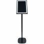 Vebos Soporte de Pie para Amazon Echo Show 21 negro XL (100cm)