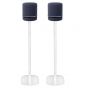 Vebos Soporte de Pie para Amazon Echo Studio blanco pareja XL (100cm)