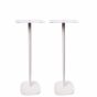 Vebos Soporte de Pie para Audio Pro C10 blanco pareja