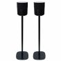 Vebos Soporte de Pie para Bluesound Pulse M negro pareja XS (60cm)