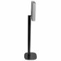 Vebos Soporte de Pie para Sony BRAVIA Theatre Quad blanco doppio XL (100cm)