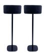 Vebos Soporte de Pie para Bluesound Mini negro pareja XL (100cm)