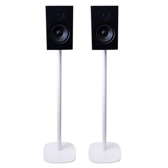 Vebos Soporte de Pie para Audio Pro A28 blanco pareja