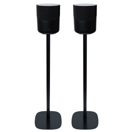 Vebos Soporte de Pie para Bluesound Pulse M negro pareja XL (100cm)