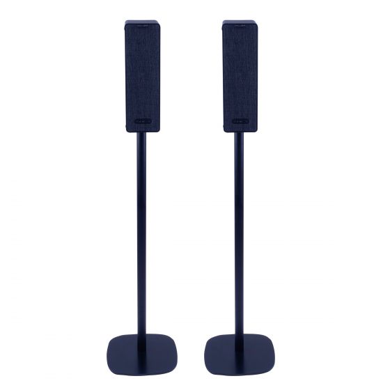 Vebos Soporte de Pie para Ikea Symfonisk vertical negro pareja