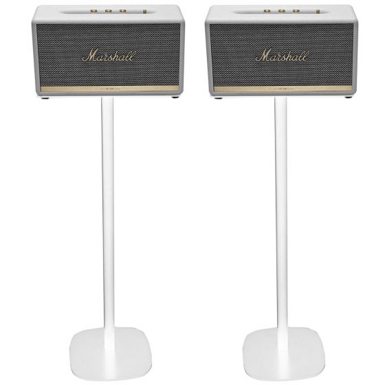 Vebos Soporte de Pie para Marshall Stanmore blanco pareja XL (100cm)