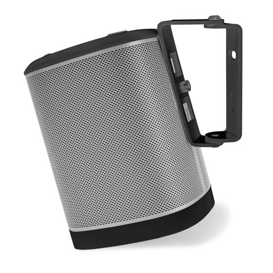 Soporte de pared Vebos para Sonos Play 1 Negro 15 Grados