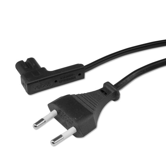 Cable de alimentación Vebos con enchufe en ángulo para Sonos Play 1 3m