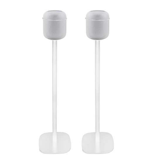 Pareja de soportes de pie Vebos con Apple HomePod