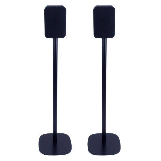 Pareja de soportes de pie Vebos con Bluesound Pulse Flex